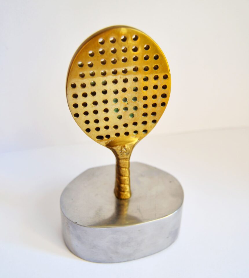 Trofeo padel bronce