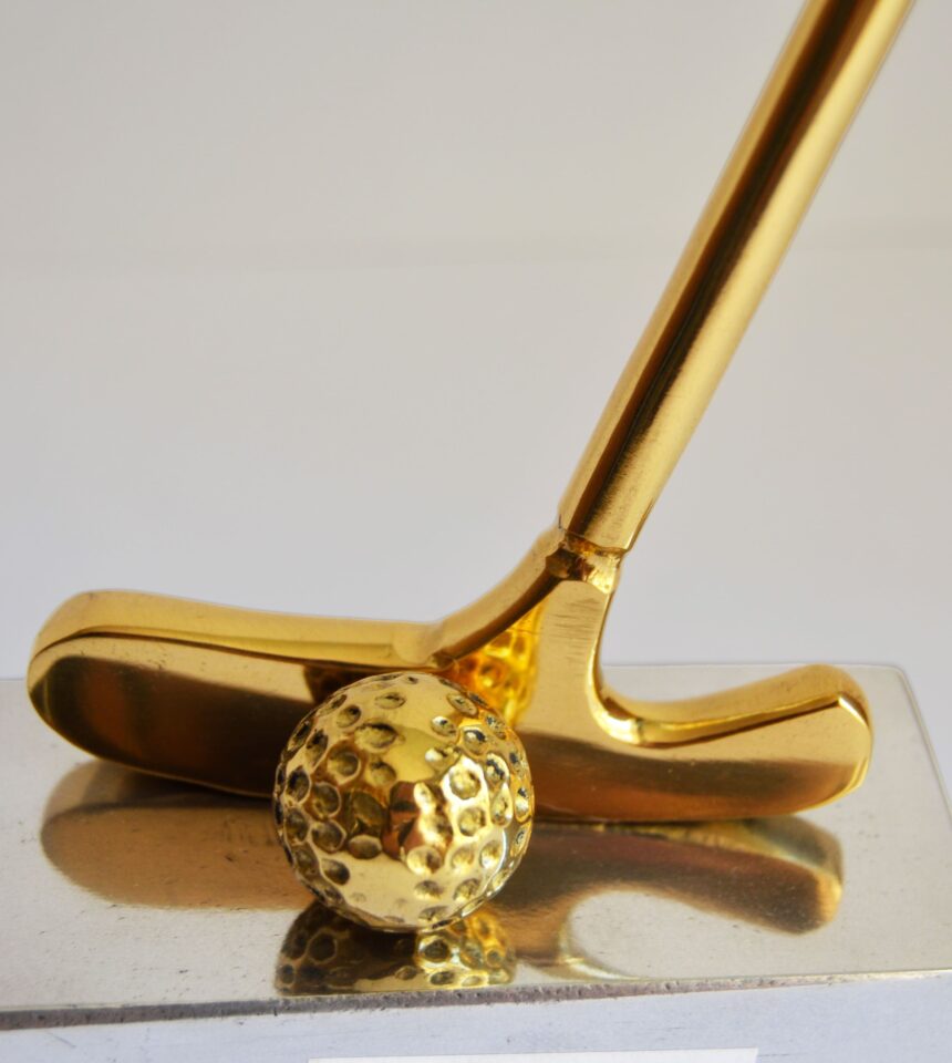 trofeo palo bola bronce
