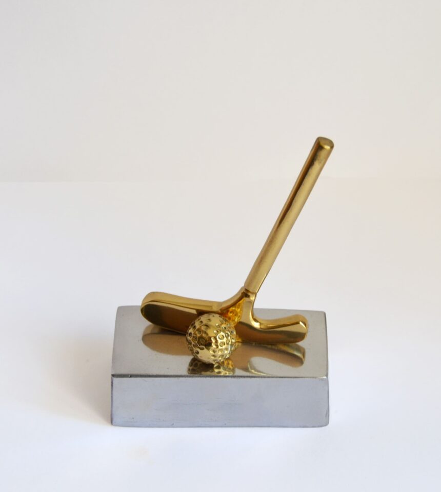 trofeo palo bola bronce