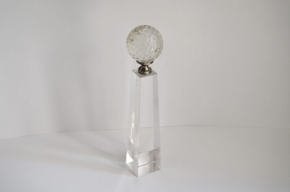 Trofeo cristal bola alta