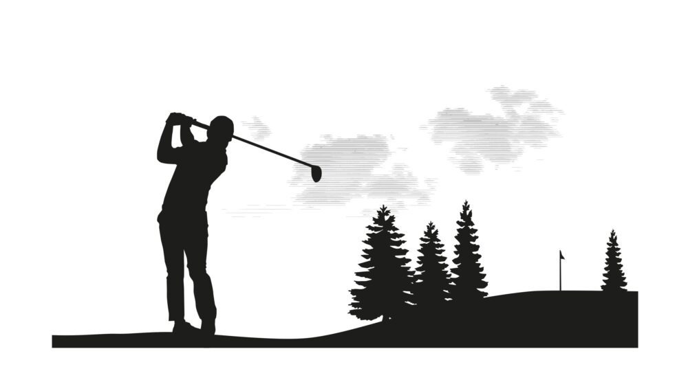 Trofeo especial golpe golf