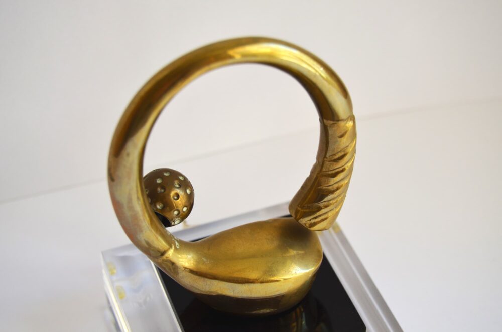 trofeo palo doblado bronce