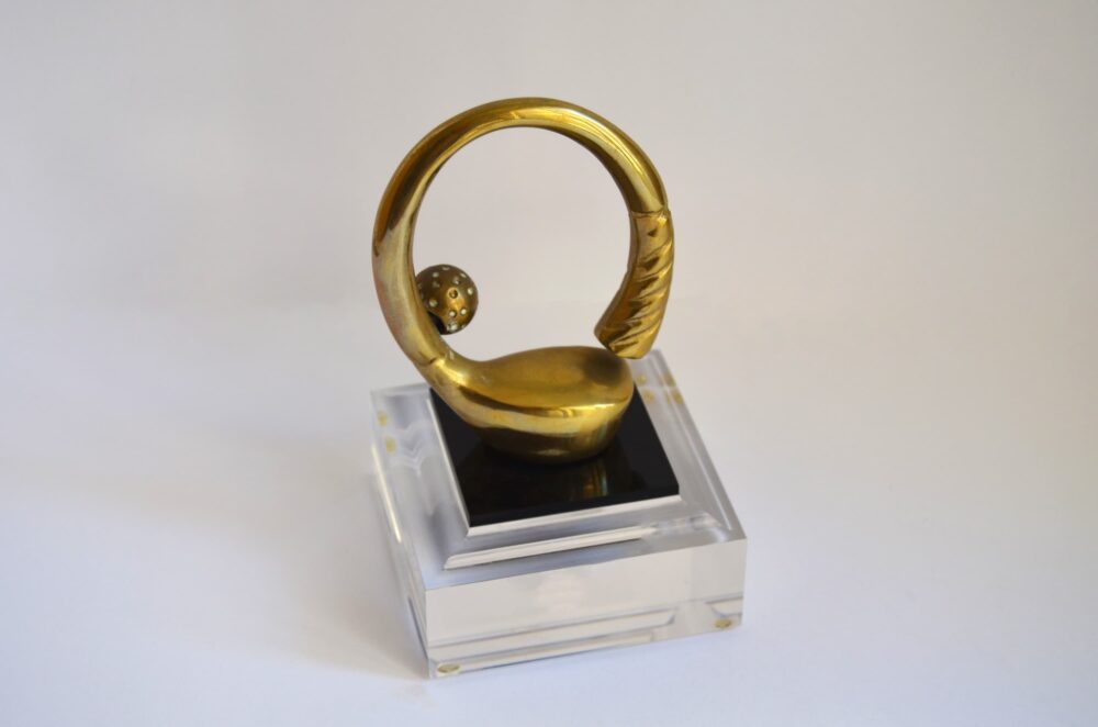 trofeo palo doblado bronce